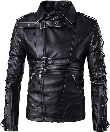 Embrace the Boldness with ZEE'S Laced Military Gothic Black Leather