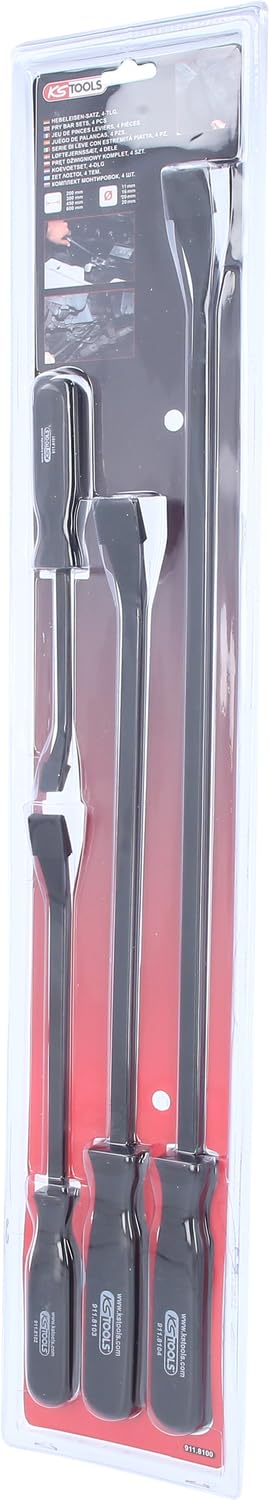 KS Tools 911.8100 Serie di Leve da Meccanico, 4 Pezzi