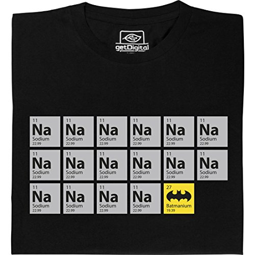getDigital Batmanium - Camisa Hecha de algodón orgánico 100%, Talla XXL