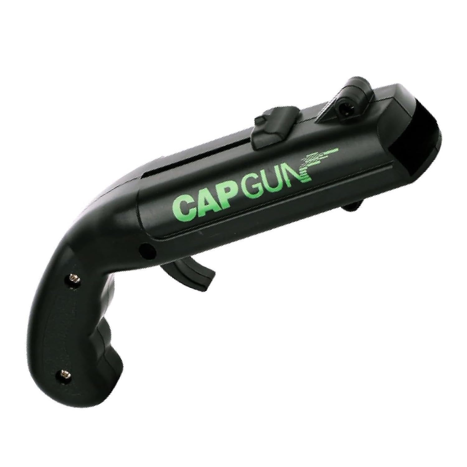 Cap Gun Bottle Opener,Funny Cap Gun Bottle Opener Launcher Shooter,Novelty Pistol Style Bottle Opener, Creative Drinking Game Tool for Home Bar Party,Unique Fun Gifts for Men/Husband/Father (Black)