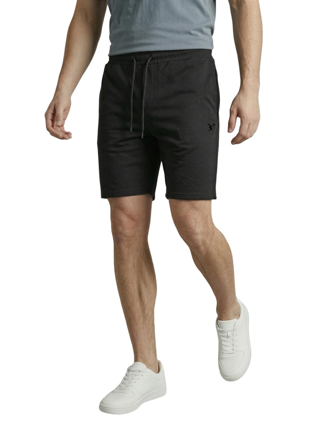 technosport Men Cricket Shorts Slim Fit Sports Training Lightweight Breathable Polyester Mid Rise Drawstring Shorts Pant for Men IPL Match Day Gym Casual-picture-22
