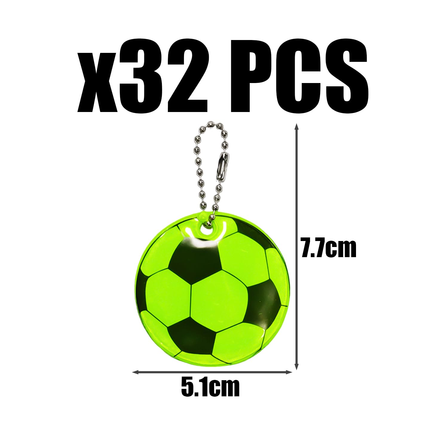 32 Coles De Fútbol Seguidores De Reflexión Creativa Regalos De Fiesta Envases De Espalda Accesorios