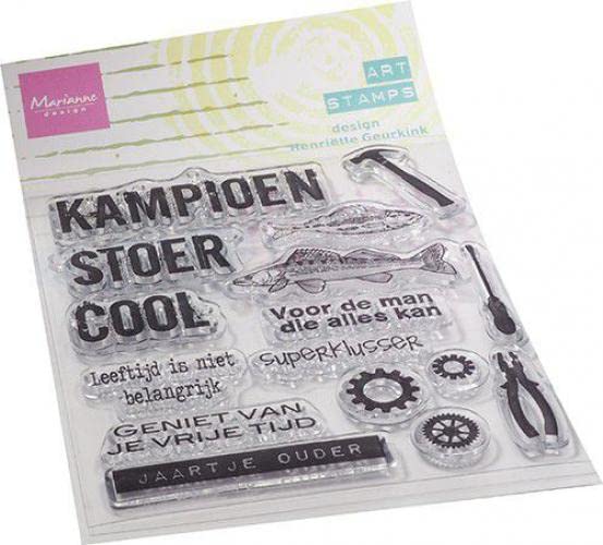 Marianne DesignClear, Kampioen, for Stamping Cardmaking Arts and Crafts, 10.8 x 8.7 cm