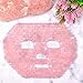ideayard Amethyst Eye Mask & Rose Quartz Face Mask 100% All Natural Jade Soothe Stone Rose Quartz Eye Mask Rose Quartz Facial Mask