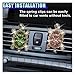 LHDOS 2PCS Bling Tortoise Car Air Vent Clips, Crystal Rhinestone Auto Air Conditioning Outlet Clip, Cute Turtle Car Vent Decorative Clip, Auto Interior Decoration Charm for Women (Tortoise)