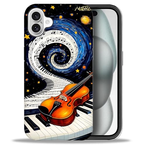 Coque iPhone 16 silicone piano violon antichoc et anti-rayures - 2
