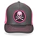 Hot Leathers Unisex-Adult Skull/Crossbones Trucker Hat (Multicolor, Adjustable)
