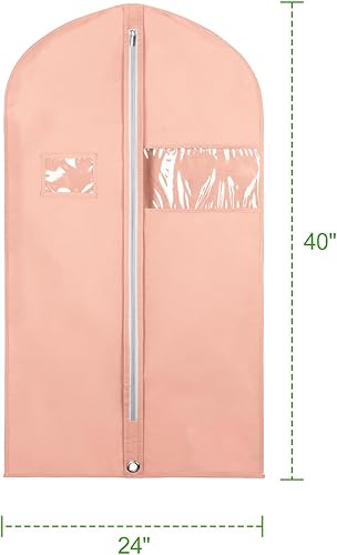Vista 66 de KEEGH Bolsas de traje de 40 pulgadas para almacenamiento en armario (juego de 10) bolsas de ropa para colgar ropa, bolsas de traje para trajes