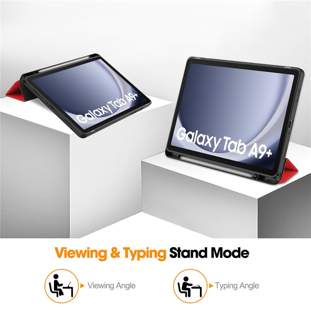 Amazon.co.jp: Galaxy Tab A9+ 11インチ ケース S Pen 収納 充電可能