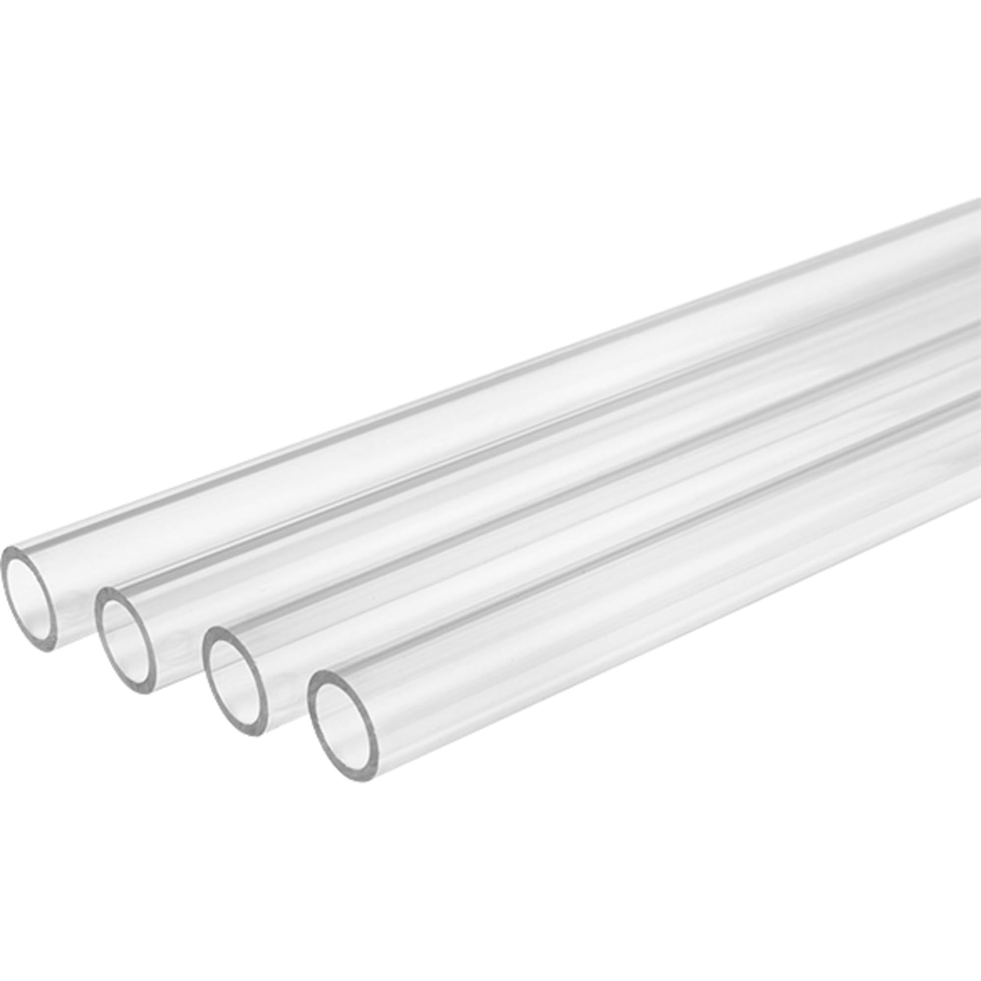 Thermaltake Liquid Cooling System 5/8-Inch 16 mm OD 500 mm V-Tubler PETG Tube - Transparent (Pack of 4)