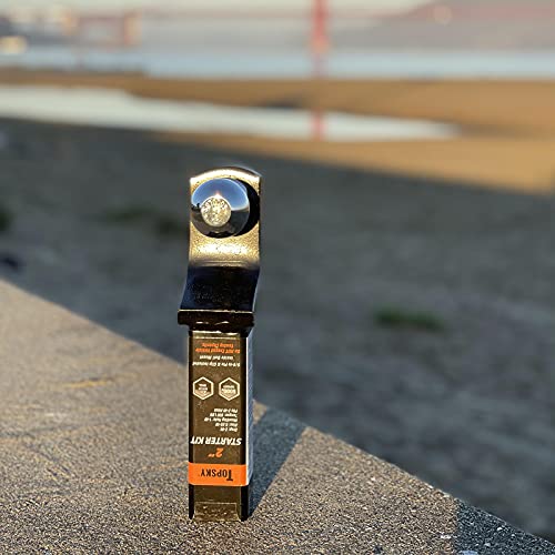 Topsky Trailer Hitch Ball Mount With 2-Inch Ball & Hitch Pin, Fits 2-Inch Receiver #TOP7