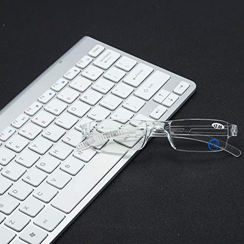 MMOWW Confezione da 4 Occhiali da Lettura Senza