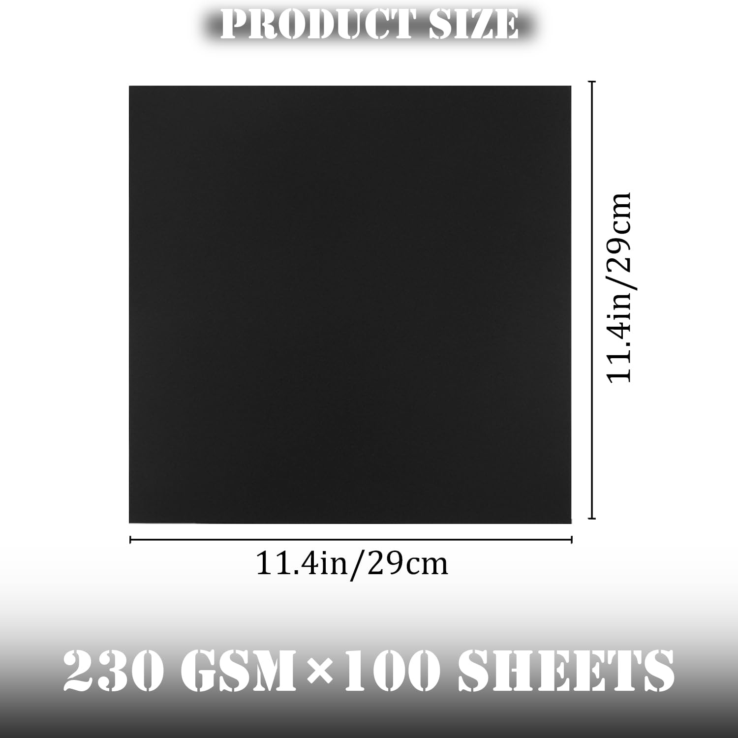 Papel de cartulina para álbumes de recortes, paquete de 100 unidades de papel pesado de 230 g/m² para hacer tarjetas y Cricut, papel creativo de 11.4 x 11.4 pulgadas de grosor para álbumes de recortes
