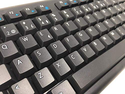 European Portuguese Language Keyboard Black Usb Wired For Windows #TOP1