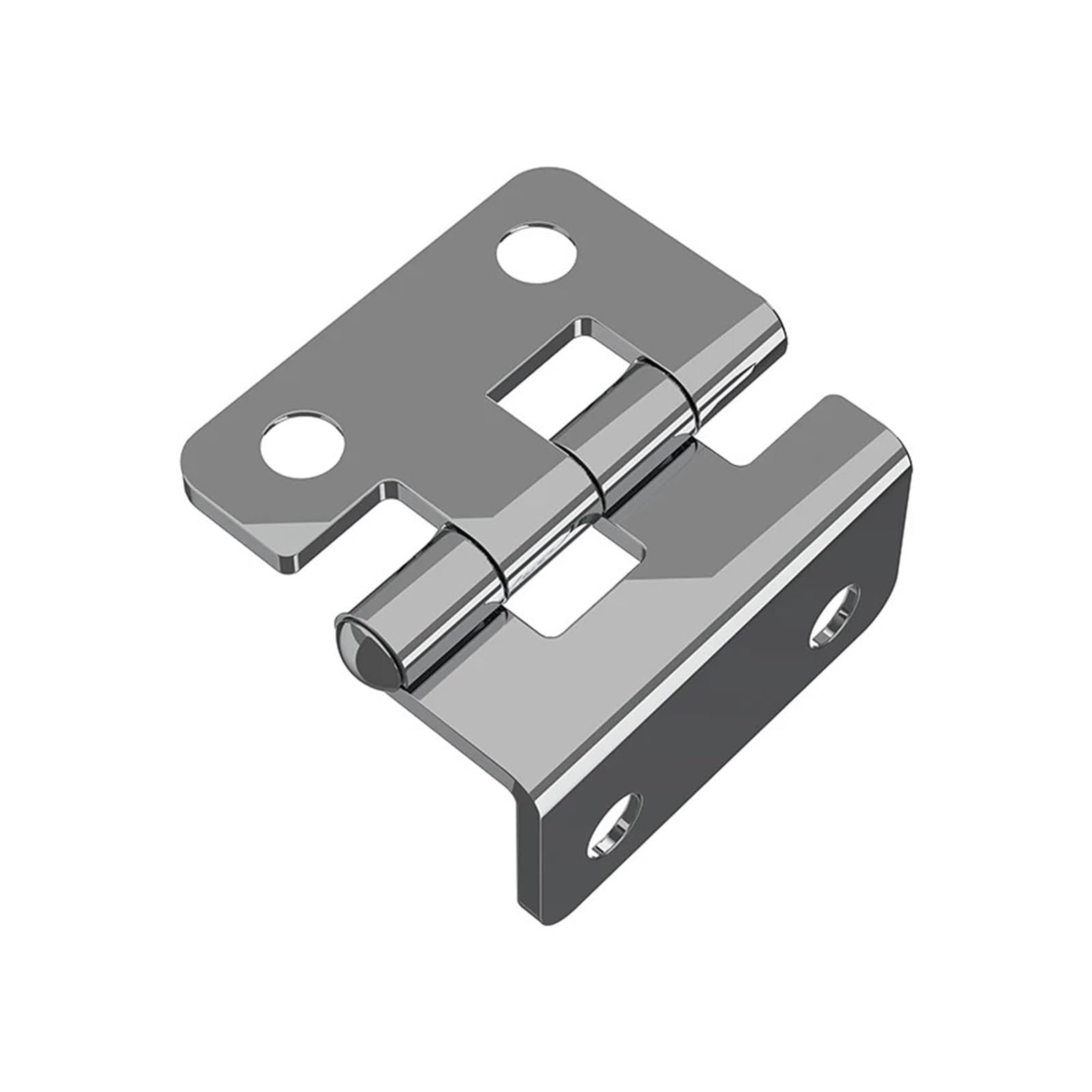 Bisagra mecánica de acero inoxidable 304 reforzado con amortiguador de apertura y cierre de 270 grados y hoja de perfil de aluminio.(Style 4)