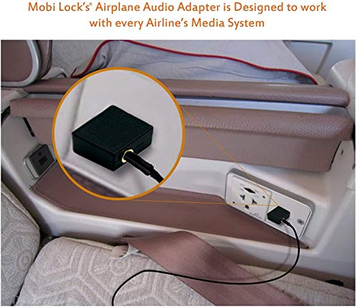 Vergulde Vliegtuig Flight Hoofdtelefoon Adapters Hiermee kunt u uw Oortelefoon gebruiken met alle In-Flight Media… - Afbeelding 8