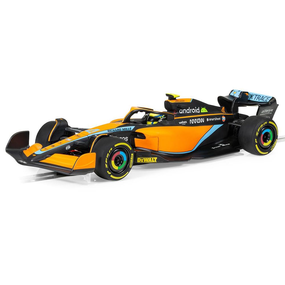 Scalextric Cars - C4424 McLaren MCL36-2022 Emilia Romagna GP - Coche de Ranura de Juguete para Uso en Pistas de Carreras o Set - Ideas de Regalo para niños pequeños para niños/niñas de 5 años