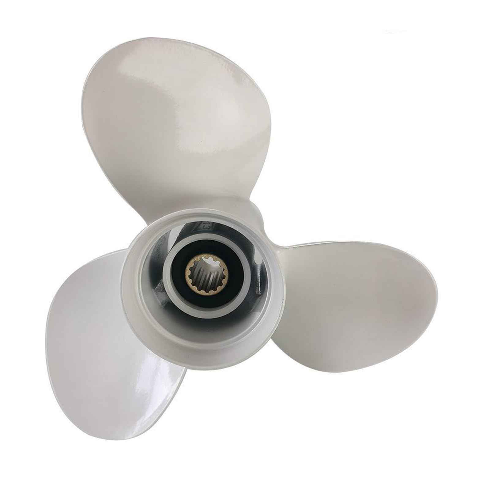 Elica in lega di alluminio, elica marina fuoribordo compatibile con Yamaha 25-60HP (11 3/8X12-G)