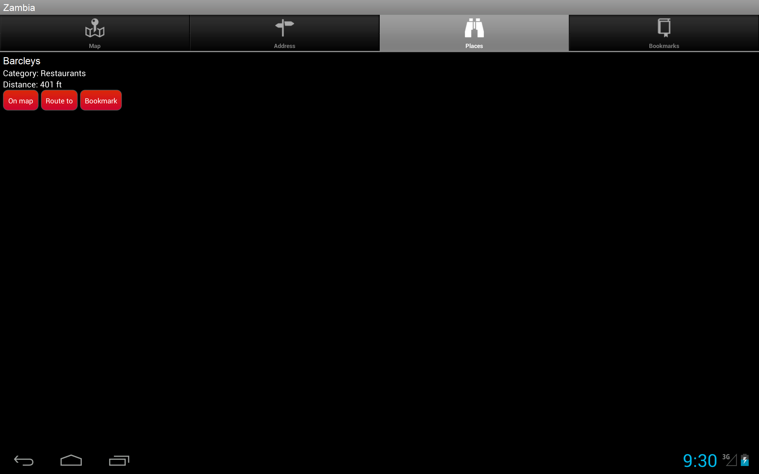 Zambia Onboard Map Mobile GPS Apps App on Amazon Appstore