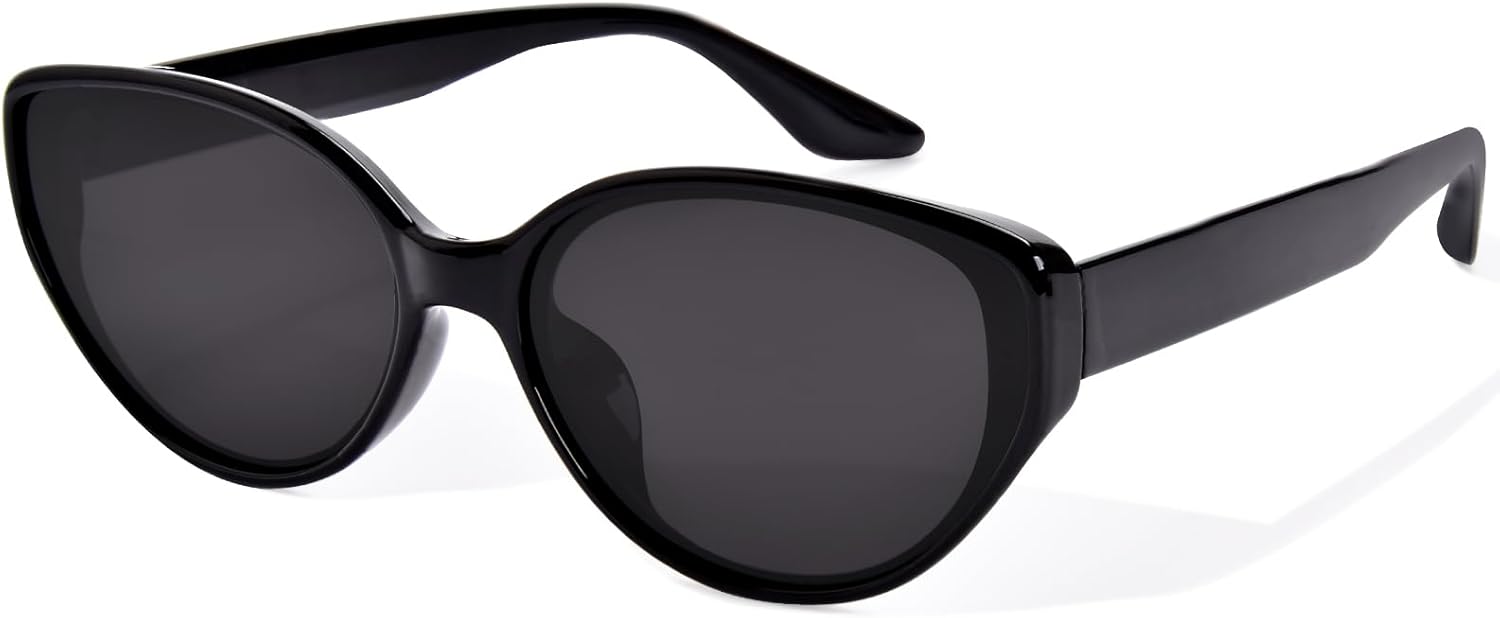 OPTOFENDY Polarized Cat Eye Sunglasses for Women, Trendy TR90 Sun Glasses, Lightweight Shades UV Protection, OP3033