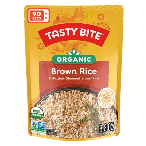 Image of Tasty Bite Organic Brown Rice, 8.8 Ounce (Pack of 12)