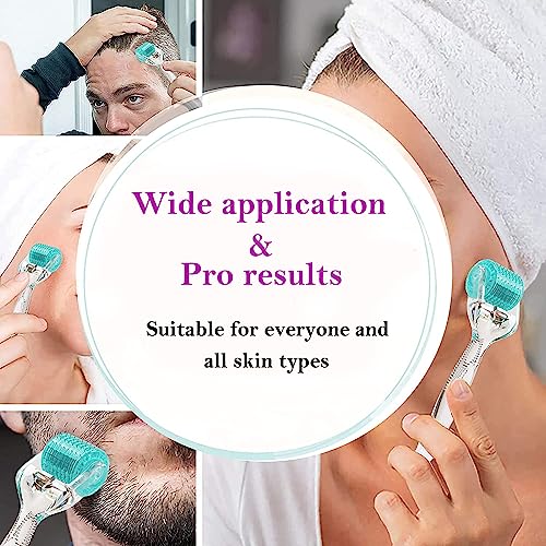 Angel-Kiss-Derma-Roller-REAL-NEEDLE-Advanced-Version5-for-Face-Body-Beard-Microneedling-Roller-192-Individual-Titanium-Needles-Gifts-for-Men-Women