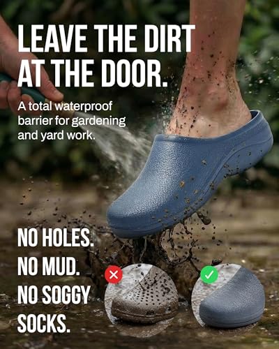 Image of Backdoorshoes Waterproof Premium Garden Clog Shoes for Women with Arch Support