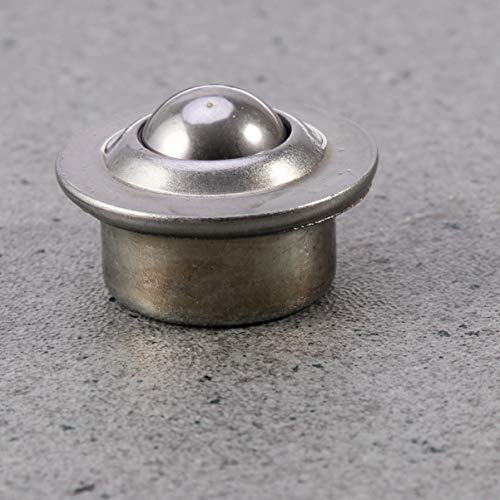 Hemoton 10Pcs Rolamento Rolamento Esfera de Aço Rodízios de Rolamento Flange Unidade de Transferênci