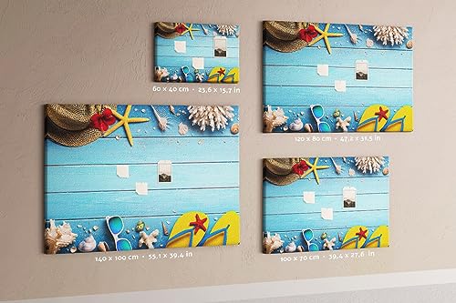 Tableau mural liège horizontal planche de bureau pour projets et planification école - 6
