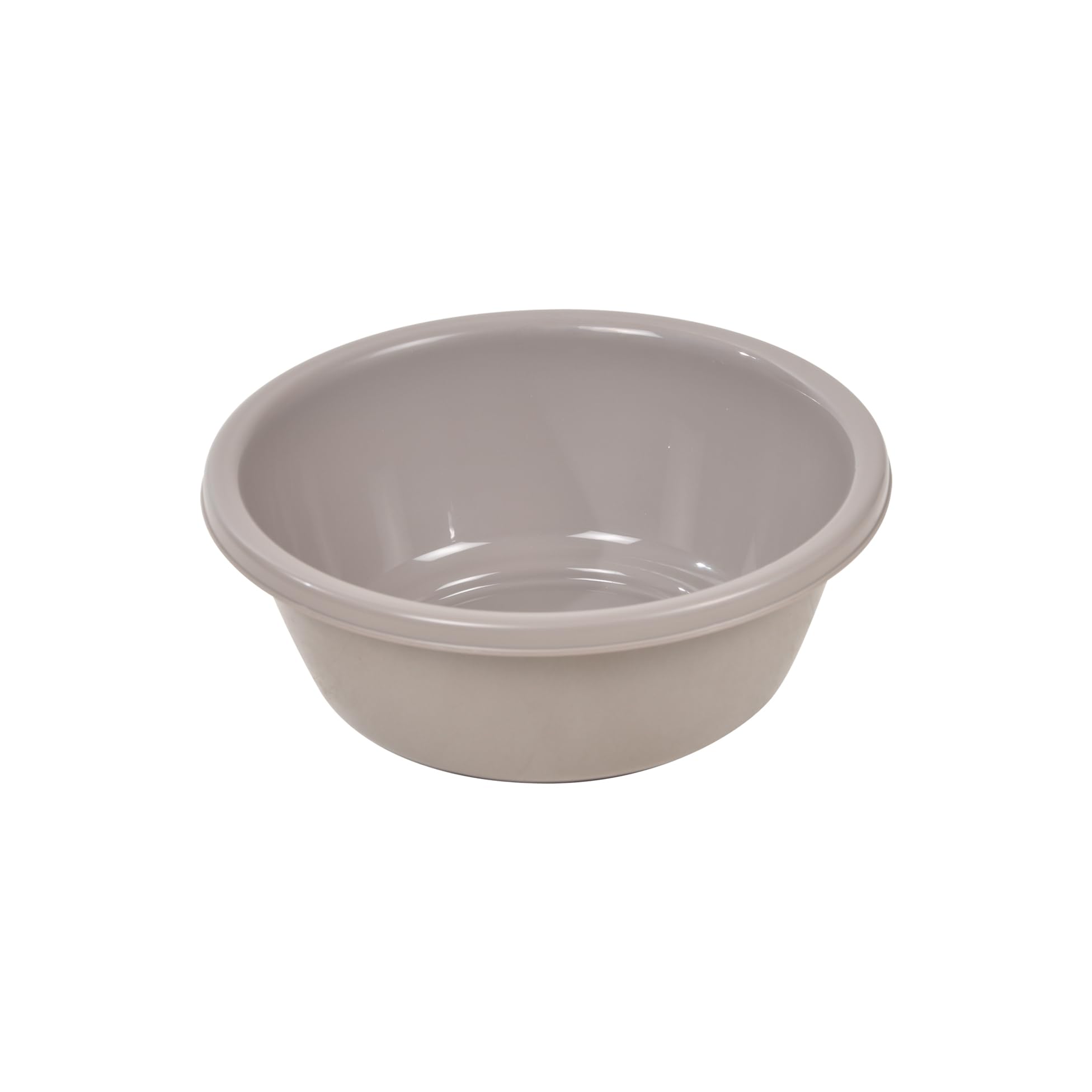 Homéa, Ronde kom van kunststof, 4 l, 28 x 11 cm, taupe