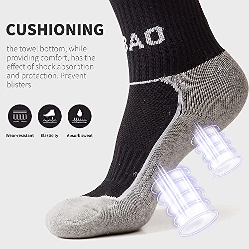 KALAKIDS Kids Soccer Socks (1/3/5 Pairs) Football Socks Team Sport Knee High Athletic Socks