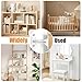 6-Pack Furniture Anchors for Baby Proofing, Anti Tip Straps Safety Kit to Prevent Dresser, Bookshelf, Cabinet from Tipping Over for Child & Pet Safety (White)