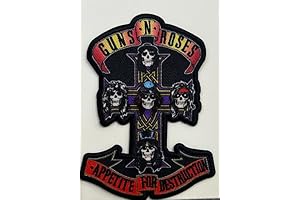Guns N' Roses Embroidered Patch: A Fierce Symbol of Rock N' Roll Rebellion