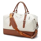 weekender tasche damen schweiz 【Diebstahlschutz-Tasche & Koffer-Trolley-Hülle】 Diese große Reisetasche für Damen kann an den Griff eines Koffers angebracht werden, um die Hände frei zu haben und den Transport bequemer zu gestalten. Die Rückseite der Reisetasche verfügt auch über eine Tasche, die aufgrund ihrer Nähe zum Körper eine höhere Sicherheit bietet und verhindert, dass wertvolle Gegenstände gestohlen werden.