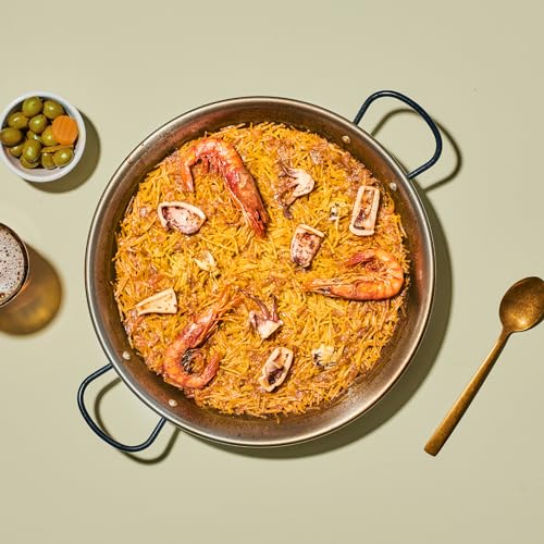 EL PAELLER - Fertigmischung für Fideuà | Handwerklich über Holzfeuer gekocht | 100% Natürliche Zutaten | Für 2 Personen | In nur 9 Minuten zubereitet | Ohne Konservierungsstoffe