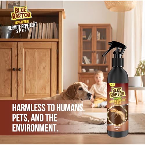Image of Home Secure Termite Repellent Spray | 10 Minute Formula | Targets & Wipes Out Entire Colony | Plant-Based, Non-Toxic, Long-Lasting Protection | Safe for Home & Furniture | 200ml (Pack of 1)