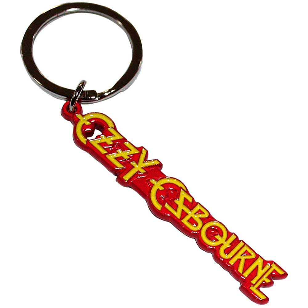 Rock Off officially licensed products Ozzy Osbourne Logo Keyring Keychain One Size
