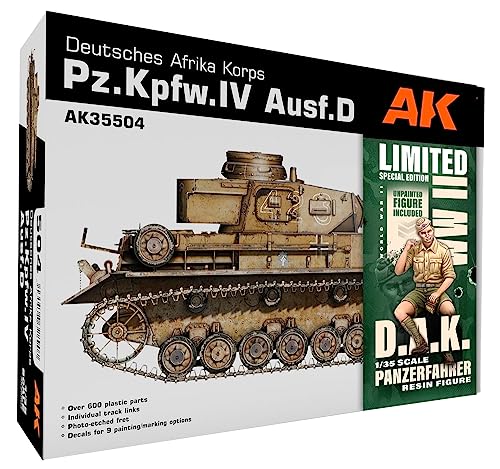 Kit Pz.Kpfw.IV Ausf.D D.A.K. 1/35 maquette plastique AK Models haute finition