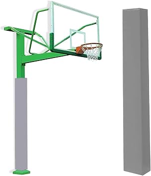 HJXGQJM Square Basketball Pole Padding, Garage Post Protector Foam Cover, All-Weather Padding for Metal Bar, Basement Column Wrap, Basketball Hoop Protector