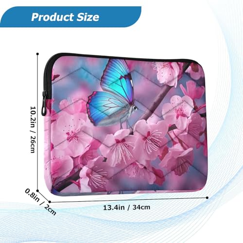 Funda Rosa con Flor para Portátiles 13-14 Pulgadas miniatura 3