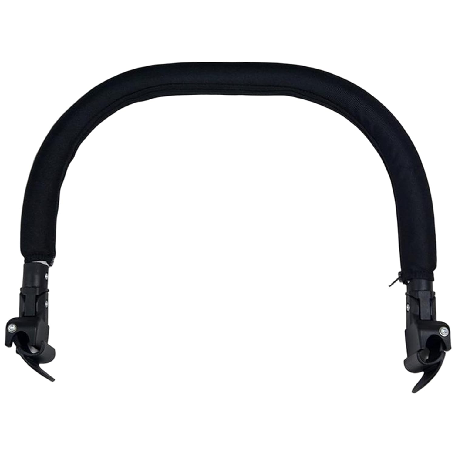 Stroller Bumper Bar Adjustable PU Leather Stroller Handle for Toddler Detachable Replacement Armrest