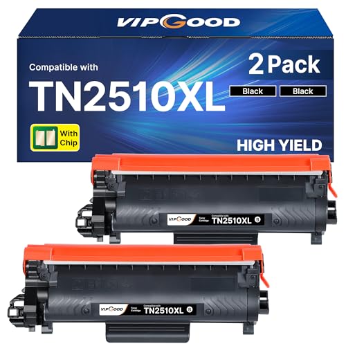 Toner compatible TN2510 noir haute capacité pour imprimante Brother MFC-L2800DW