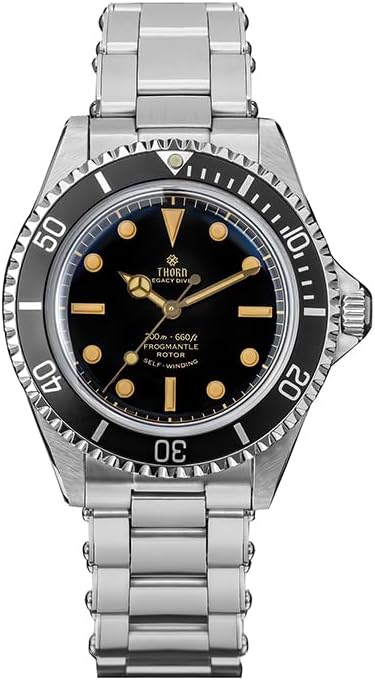 FTEOXLC Thorn T023 V2 Diver - Reloj para hombre PT5000 - Reloj mecánico automático con zafiro, resistente al agua, reloj