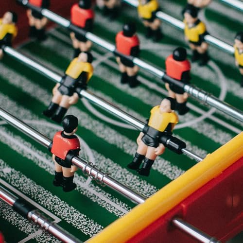 JOINPAYA 2Pcs Foosball Replacement Rods: Table Football Machine Handles - Metal Rod Desk Soccer Machine Pole for Kid and Adults