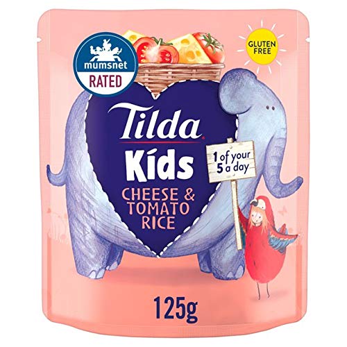 Tilda Kids Cheese & Tomato Rice 125g - Pack of 2