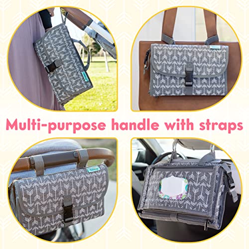 image for Kopi Baby Portable Diaper Changing Pad - Baby Diaper Changer Travel Ba