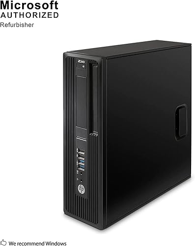 Miniatura 3 de HP PC de escritorio Z240 SFF Workstation, Intel Xeon E3-1225 con procesador de 3.6 GHz, 16 GB de RAM, SSD de 256 GB, Windows 10 Pro (renovado)