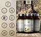 EN Flohsamenschalen Kapseln | 180 Vegane Tabletten | Flohsamen Gemahlen | Psyllium Husk Vegane Fiber | Ballaststoffe aus Flohsamenschalenpulver | 1000mg pro Portion | Milch & Gluten Frei
