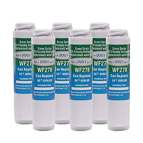 Aqua Fresh WF278 Replacement Inline Water Filter for GE-GXRLQR (6 Pack)