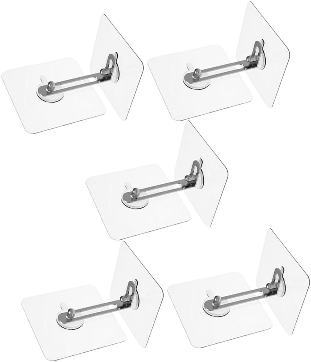 Yardwe Proofing Kit Sets of Furniture Anchors Anti-Falling Fixator Adhesive Wall Anchors Secure Furniture to Wall Safety Straps